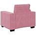 Divano Sedia Rosa 60 cm Velluto - Foto miniatura 5