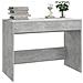 Lusso Casadino -  Scrivania Grigio Cemento 101x50x76,5 Cm In Truciolato - Foto miniatura 3