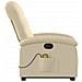 Poltrona Alzapersona Massaggiante Reclinabile Crema in Tessuto - Foto miniatura 9