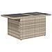 Set Divani da Giardino 11 pz con Cuscini in Polyrattan Grigio - Foto miniatura 3
