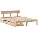 Letto senza Materasso 140x200 cm in Legno Massello di Pino - Foto miniatura 3