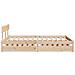 Letto senza Materasso 140x200 cm in Legno Massello di Pino - Foto miniatura 5