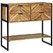 Tavolo Console 90x35x80 cm Legno Massello Acacia - Foto miniatura 1