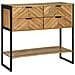 Tavolo Console 90x35x80 cm Legno Massello Acacia - Foto miniatura 2