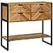 Tavolo Console 90x35x80 cm Legno Massello Acacia - Foto miniatura 3
