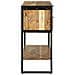 Tavolo Console 90x35x80 cm Legno Massello Acacia - Foto miniatura 6