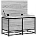 Contenitore con Coperchio Grigio Sonoma 80x40x51,5cm Truciolato - Foto miniatura 7