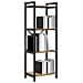 Libreria rovere artigianale 40 x 30 x 118 cm Legno multistrato - Foto miniatura 3