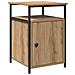 Armadio da Notte 2 pcs rovere artigianale Legno multistrato - Foto miniatura 5