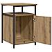 Armadio da Notte 2 pcs rovere artigianale Legno multistrato - Foto miniatura 6