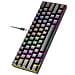 Tastiera Meccanica Cablata A 61 Tasti Con Retroilluminazione Mista - Compatta, Portatile E Personalizzabile Black - Foto miniatura 2