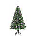 Albero di Natale artificiale con 150 LED Verde 120 cm - Foto miniatura 3