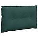 Cuscino per Schiena Verde Scuro 80 x 50 cm Tessuto in Cords - Foto miniatura 1