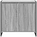 Mobile laterale Grigio Sonoma 79 x 36 x 75 cm Legno multistrato - Foto miniatura 6