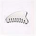 Set Di 2 Strumenti Gua Sha In Acciaio Inossidabile - Design A Pettine Con Nove Denti - Foto miniatura 1