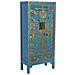 Armadio In Legno Blu 80x38,5x174,5cm - Foto miniatura 1