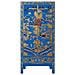 Armadio In Legno Blu 80x38,5x174,5cm - Foto miniatura 2