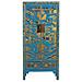Armadio In Legno Blu 80x38,5x174,5cm - Foto miniatura 3