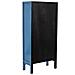 Armadio In Legno Blu 80x38,5x174,5cm - Foto miniatura 5