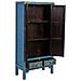Armadio In Legno Blu 80x38,5x174,5cm - Foto miniatura 6