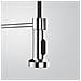 Miscelatore Monocomando Per Lavello Cromo, Ottone, Singolo, 3/8" - Foto miniatura 2