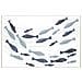 Decorazione In Metallo E Legno Pesce 8-multicolore-metallo-96,5x1,5x61 Cm - Foto miniatura 1
