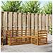 Set divani 4 pcs Naturale Legno di Acacia Massello - Foto miniatura 2