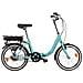 Bici E-bike Pieghevole In Acciaio Misura 20 Batteria 24v 7.8ah Motore Mxus 250w 19nm Bicicletta Richiudibile - Taglia Unica Azzurro - Foto miniatura 1