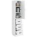 Set di armadi 2 pcs Bianco Lucido 33 x 34,5 x 87 cm - Foto miniatura 2