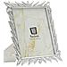 Cornice Portafoto Leavy Silver In Resina Argento Con Foglie 20x25 - Foto miniatura 1