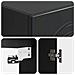 Set di armadi 2 pcs Nero Legno ingegnerizzato - Foto miniatura 7