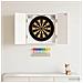 Armadio per Dartboard ALKMAAR Bianco Lucido - Foto miniatura 2