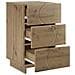 Comodino 2 pz Rovere Artigianale 33,5 x 34,5 x 60 cm - Foto miniatura 3