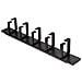 RACK19" LISTELLO GUIDACAVI FORATO LKORG1UNS per armadi 1U - 5 ganci Nero - EAN: 8028400040749 - Foto miniatura 1