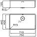 Lavello Ke 1v 71x40 St Gunmetal - 2157 856 - Foto miniatura 4