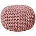 Pouf Poggiapiedi In Tessuto Rosa 40 X 25 Cm Conrad - Foto miniatura 16