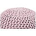 Pouf Poggiapiedi In Tessuto Rosa 40 X 25 Cm Conrad - Foto miniatura 7