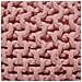 Pouf Poggiapiedi In Tessuto Rosa 40 X 25 Cm Conrad - Foto miniatura 21