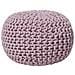 Pouf Poggiapiedi In Tessuto Rosa 40 X 25 Cm Conrad - Foto miniatura 32