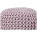 Pouf Poggiapiedi In Tessuto Rosa 40 X 25 Cm Conrad - Foto miniatura 11