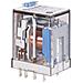 553480240040 - Relé a spina 4RT 7 A 24 Vac con pulsante per prova manuale e indicatore meccanico - Foto miniatura 1
