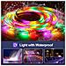 Guirlande Etanche À Eclairage Led 5 Mètres Avec 300 Leds 5050 Rgb Colorées Et Contrôleur Bluetooth - Foto miniatura 5