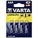 Blister 4 Batterie 1.5v Longlife Alcalina Ministilo Aaa - Foto miniatura 1