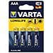 Blister 4 Batterie 1.5v Longlife Alcalina Ministilo Aaa - Foto miniatura 3