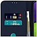 Custodia Samsung Galaxy A22 Con Portacarte E Funzione Supporto Blu Notte - Foto miniatura 4