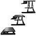 Stazione Di Lavoro Sit-stand Regolabile Per 2 Monitor da 89cm max 12.7 Kg - Foto miniatura 2