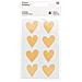 4 Fogli Di Adesivi Cuore Di Carta Kraft - Foto miniatura 1