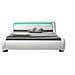 Seattle Struttura Letto In Similpelle Bianca Con Led 140x190 Cm - Foto miniatura 2