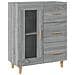 Credenza Grigio Sonoma 69,5x34x90 Cm In Legno Multistrato - Foto miniatura 2