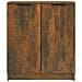 Scarpiera Rovere Fumo 59x35x70 Cm In Legno Multistrato - Foto miniatura 3